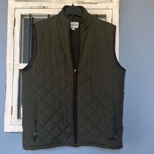 Field & Stream Diamond Quilted Vest - Green - Medium